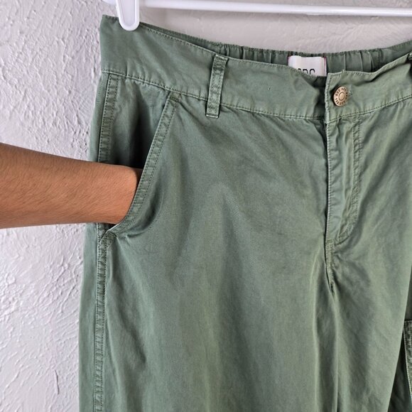 BDG Cargo Carpenter Pant Womens Sz 4 Green Utility Baggy Relaxed Wide Leg Skater - Picture 6 of 13